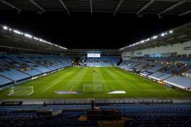 Coventry Building Society Arena 'nın genel görünümü, Coventry City' nin Coventry City 'ye karşı Cardiff City maçı öncesinde Coventry Building Society Arena, Coventry, Birleşik Krallık, 29 Aralık 202