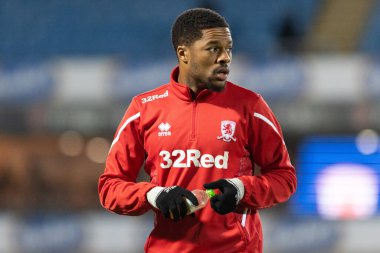 Middlesborough 'dan Chuba Akpom # 29. Gökyüzü İddia Şampiyonası' ndan önce Blackburn Rovers, Middlesbrough 'a karşı Ewood Park, Blackburn, Birleşik Krallık, 29 Aralık 202