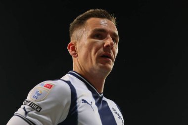 West Bromwich Albion 'dan Jed Wallace # 17 Sky Bet Şampiyonası maçı sırasında West Bromwich Albion, Preston North End' e karşı The Hawthorns, West Bromwich, Birleşik Krallık, 29 Aralık 202