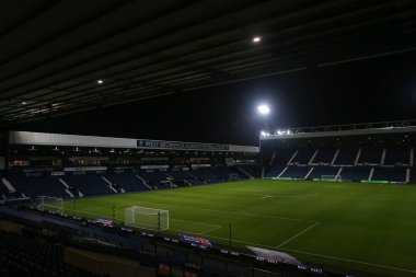 The Hawthorns, West Bromwich Albion 'un evi, West Bromwich Albion maçı öncesinde West Bromwich Albion, Preston North End' e karşı The Hawthorns, West Bromwich, Birleşik Krallık, 29 Aralık 202