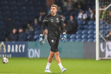 Alex Palmer # 24 West Bromwich Albion maç öncesi ısınma maçı öncesinde West Bromwich Albion, Preston North End 'e karşı Hawthorns, West Bromwich, Birleşik Krallık, 29 Aralık 202
