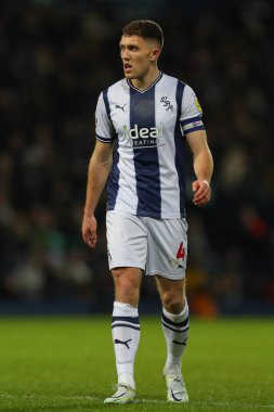West Bromwich Albion 'dan Dara O' Shea # 4 Sky Bet Şampiyonası maçı sırasında West Bromwich Albion, Preston North End 'e karşı The Hawthorns, West Bromwich, Birleşik Krallık, 29 Aralık 202
