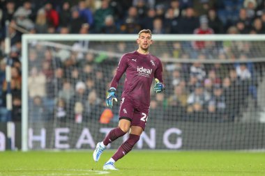 Alex Palmer # 24 West Bromwich Albion Sky Bet Şampiyonası maçı sırasında West Bromwich Albion Preston North End 'e karşı The Hawthorns, West Bromwich, Birleşik Krallık, 29 Aralık 202
