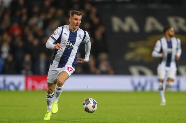 West Bromwich Albion 'un 17 numarası West Bromwich Albion maçında West Bromwich Albion Preston North End' e karşı The Hawthorns, West Bromwich, Birleşik Krallık, 29 Aralık 202