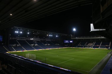 The Hawthorns, West Bromwich Albion 'un evi, West Bromwich Albion maçı öncesinde West Bromwich Albion, Preston North End' e karşı The Hawthorns, West Bromwich, Birleşik Krallık, 29 Aralık 202