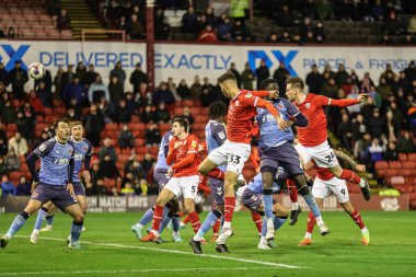 Barnsley 'den 24 numaralı Robbie Cundy, 29 Aralık 202' de Oakwell, Barnsley, İngiltere 'de oynanan Sky Bet Ligi 1 karşılaşmasında 2-1 berabere kaldı.