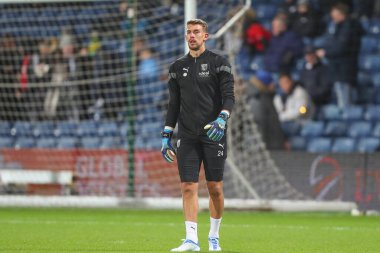 Alex Palmer # 24 West Bromwich Albion maç öncesi ısınma maçı öncesinde West Bromwich Albion, Preston North End 'e karşı Hawthorns, West Bromwich, Birleşik Krallık, 29 Aralık 202