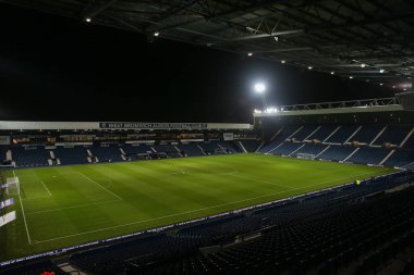 The Hawthorns, West Bromwich Albion 'un evi, West Bromwich Albion maçı öncesinde West Bromwich Albion, Preston North End' e karşı The Hawthorns, West Bromwich, Birleşik Krallık, 29 Aralık 202