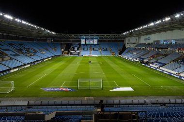 Coventry Building Society Arena 'nın genel görünümü, Coventry City' nin Coventry City 'ye karşı Cardiff City maçı öncesinde Coventry Building Society Arena, Coventry, Birleşik Krallık, 29 Aralık 202