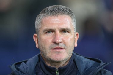 Preston North End 'in Ryan Lowe Yöneticisi Sky Bet Şampiyonası maçı sırasında West Bromwich Albion, Preston North End' e karşı Hawthorns, West Bromwich, Birleşik Krallık, 29 Aralık 202