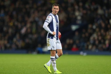 West Bromwich Albion 'dan Jed Wallace # 17 Sky Bet Şampiyonası maçı sırasında West Bromwich Albion, Preston North End' e karşı The Hawthorns, West Bromwich, Birleşik Krallık, 29 Aralık 202