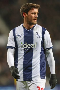 West Bromwich Albion 'dan John Swift # 19, Sky Bet Şampiyonası maçı sırasında West Bromwich Albion, Preston North End' e karşı The Hawthorns, West Bromwich, Birleşik Krallık, 29 Aralık 202