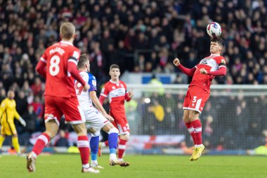 Middlesborough 'dan Ryan Giles 29 Aralık 202' de İngiltere 'nin Blackburn kentinde Middlesbrough' a karşı oynanan Gökyüzü İddia Şampiyonası maçında topu sürüyor.