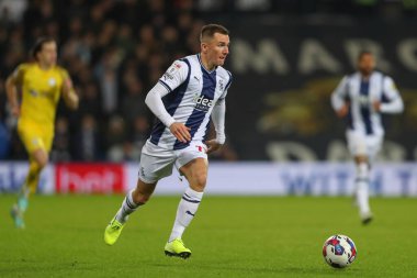 West Bromwich Albion 'un 17 numarası West Bromwich Albion maçında West Bromwich Albion Preston North End' e karşı The Hawthorns, West Bromwich, Birleşik Krallık, 29 Aralık 202