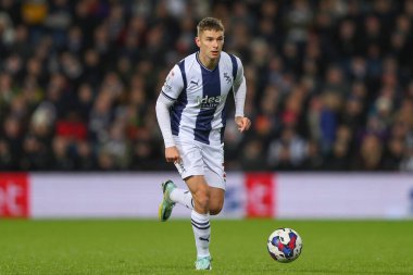 West Bromwich Albion 'dan Conor Townsend # 3, Sky Bet Şampiyonası maçı sırasında West Bromwich Albion Preston North End' e karşı The Hawthorns, West Bromwich, Birleşik Krallık, 29 Aralık 202