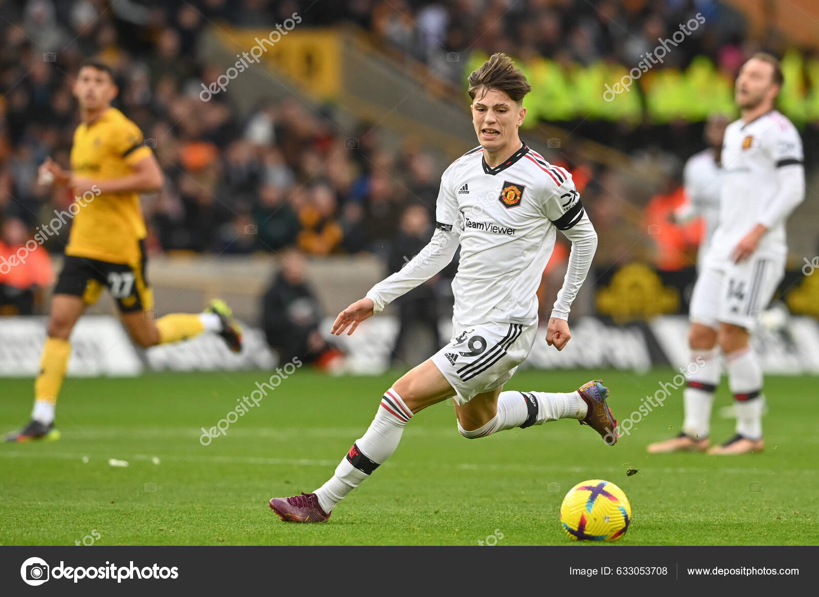 Alejandro Garnacho Manchester United Action Premier League Match 