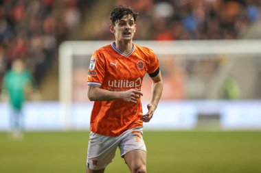 Blackpool 'un Charlie Patino # 28' i Blackpool 'da Blackpool - Sunderland maçında 1 Ocak 202' de Bloomfield Road, Blackpool 'da karşılaştı.