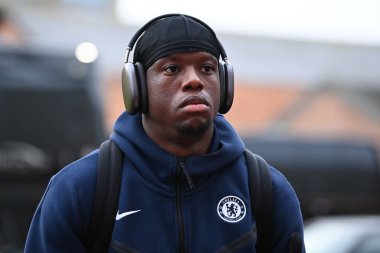 Chelsea 'den Denis Zakaria # 20 Premier Lig maçından önce Nottingham Forest Chelsea' ye karşı 1 Ocak 202 'de City Ground, Nottingham, İngiltere