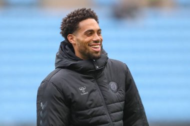 Bristol City 'den 26 numaralı Zak Vyner, Coventry Building Society Arena, Coventry, İngiltere, 1 Ocak 202' de Coventry City ile Bristol City arasındaki Gökyüzü İddia Şampiyonası karşılaşması öncesinde geldi.