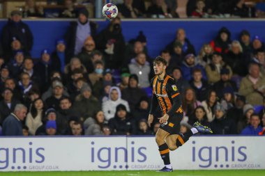 Hull City 'den Ryan Longman, 30 Aralık 202' de Birmingham City 'nin St Andrews, Birmingham' da Hull City 'ye karşı oynadığı Gökyüzü İddia Şampiyonası maçında görev başında.