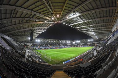 30 Aralık 202 'de Swansea.com Stadyumu' nda Swansea City 'nin Watford' a karşı oynadığı Sky Bet Şampiyonası maçında Swansea.com Stadyumu 'nun genel görünümü