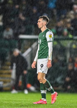 Plymouth Argyle (9), Sky Bet Ligi 1 maçında Plymouth Argyle ile Home Park, Plymouth, İngiltere 'de MK Dons maçında, 1 Ocak 202