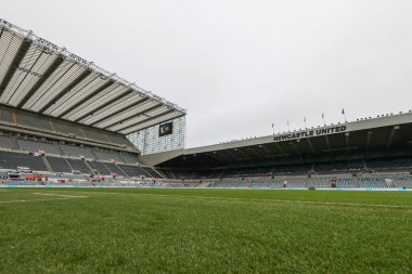 St.James 's Park' ın genel görünümü, Newcastle United Premier League karşılaşması öncesinde 31 Aralık 202 'de St.James' s Park, Newcastle 'da Newcastle United' a karşı.