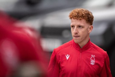 Nottingham Ormanı 'ndan Jack Colback 1 Ocak 202' de Nottingham Forest Chelsea 'ye karşı Premier Lig maçından önce geldi.