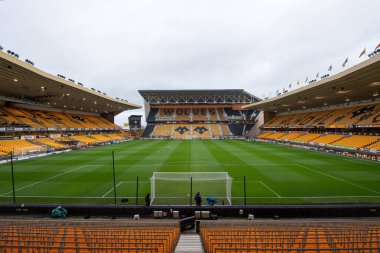 Wolverhampton Wanderers 'ın memleketi Molinuex' in genel görünümü Premier Lig karşılaşması öncesinde Wolverhampton Wanderers, Manchester United 'a karşı Molineux, Wolverhampton, Birleşik Krallık, 31 Aralık 202