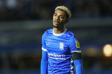 Birmingham City 'den Juninho Bacuna # 7 Gökyüzü İddia Şampiyonası maçında Birmingham City, St Andrews, Birmingham' da Hull City 'ye karşı, 30 Aralık 202
