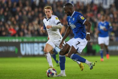 Watford 'dan Keinan Davis # 7, 30 Aralık 202' de Swansea City - Watford Swansea.com Stadyumu 'nda oynanan Sky Bet Şampiyonası maçında oyunda.