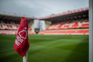 Premier Lig maçından önce The City Ground 'un genel görünümü Nottingham Forest' a karşı Chelsea City Ground, Nottingham, İngiltere, 1 Ocak 202