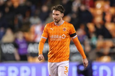 Blackpool 'dan James Husband # 3 Sky Bet Şampiyonası' nda Blackpool - Sunderland maçı, Bloomfield Road, Blackpool, İngiltere, 1 Ocak 202