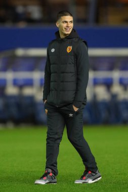 Hull City 'den Xavier Simons 30 Aralık 202' de Birmingham City, Birmingham City ile Hull City arasındaki Sky Bet Şampiyonası karşılaşması öncesinde geldi.