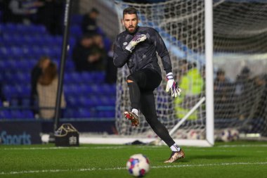 Maç öncesi hazırlık maçında Hull City 'den Matt Ingram # 1. Birmingham City, Birmingham City ile Hull City maçı var.