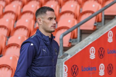 Blackpool 'dan Jerry Yates 1 Ocak 202' de Bloomfield Road, Blackpool 'da Blackpool-Sunderland maçında Bloomfield Road' a ulaştı.