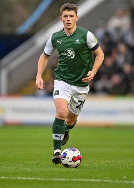 Plymouth Argyle orta saha oyuncusu Adam Randell (20), Sky Bet League 1 maçında Plymouth Argyle, Home Park, Plymouth, İngiltere 'de MK Dons' a karşı, 1 Ocak 202