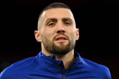 Chelsea 'den Mateo Kovai # 8 Premier Lig maçından önce Nottingham Forest Chelsea' ye karşı City Ground, Nottingham, 1 Ocak 2022