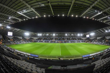 30 Aralık 202 'de Swansea.com Stadyumu' nda Swansea City 'nin Watford' a karşı oynadığı Sky Bet Şampiyonası maçında Swansea.com Stadyumu 'nun genel görünümü