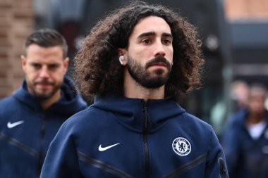 Chelsea 'den Marc Cucurella # 32 Premier Lig maçından önce Nottingham Forest Chelsea' ye karşı City Ground, Nottingham, İngiltere, 1 Ocak 202