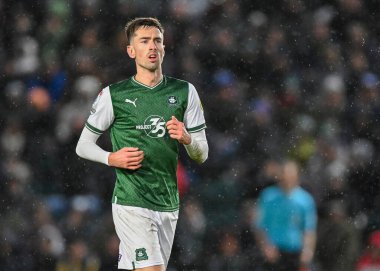 Plymouth Argyle (9), Sky Bet Ligi 1 maçında Plymouth Argyle ile Home Park, Plymouth, İngiltere 'de MK Dons maçında, 1 Ocak 202