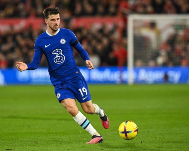 İngiltere 'nin Nottingham Forest-Chelsea Premier Lig maçı sırasında 1 Ocak 202' de Nottingham City Ground, Nottingham 'da oynanan 19.