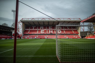 Premier Lig maçından önce The City Ground 'un genel görünümü Nottingham Forest' a karşı Chelsea City Ground, Nottingham, İngiltere, 1 Ocak 202