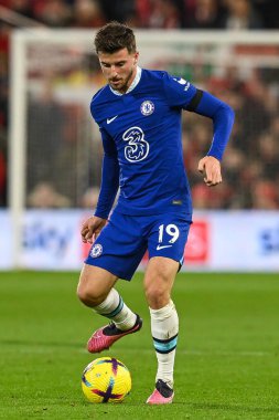 İngiltere 'nin Nottingham Forest-Chelsea Premier Lig maçı sırasında 1 Ocak 202' de Nottingham City Ground, Nottingham 'da oynanan 19.