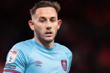 Burnley 'den Josh Brownhill # 8 Sky Bet Şampiyonası' nda Stoke City, Burnley 'e karşı Bet365 Stadyumu, Stoke-on-Trent, Birleşik Krallık, 30 Aralık 202