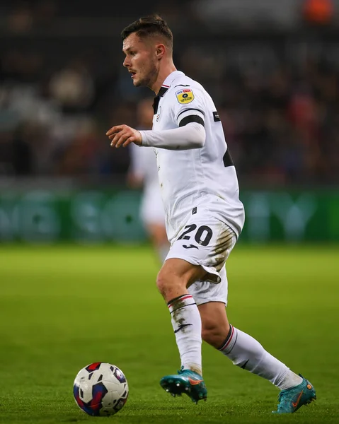 stock image Liam Cullen #20 of Swansea City during the Sky Bet Championship match Swansea City vs Watford at Swansea.com Stadium, Swansea, United Kingdom, 30th December 202