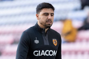 Ozan Tufan # 7 of Hull City Gökyüzü İddia Şampiyonası 'ndan önce Wigan Athletic, Hull City' ye karşı DW Stadyumu, Wigan, Birleşik Krallık, 2 Ocak 202