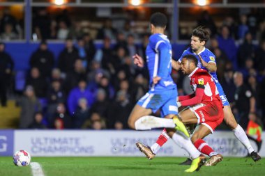 Middlesbrough 'dan Chuba Akpom # 29 numara 2 Ocak 202' de Birmingham City - Middlesbrough maçında 1-3 'lük skorla gol attı.