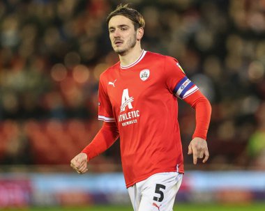 Barnsley 'den Liam Kitching # 5 Sky Bet Ligi 1 maçında Barnsley - Bolton Wanderers - Oakwell, Barnsley, Birleşik Krallık, 2 Ocak 202