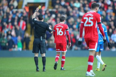 Middlesbrough 'dan Jonathan Howson 2 Ocak 202' de Birmingham City - Middlesbrough maçında hakem Darren Bond 'dan sarı kart aldı.